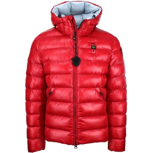 Blauer Daunenjacken Blauer Jackets Red rot