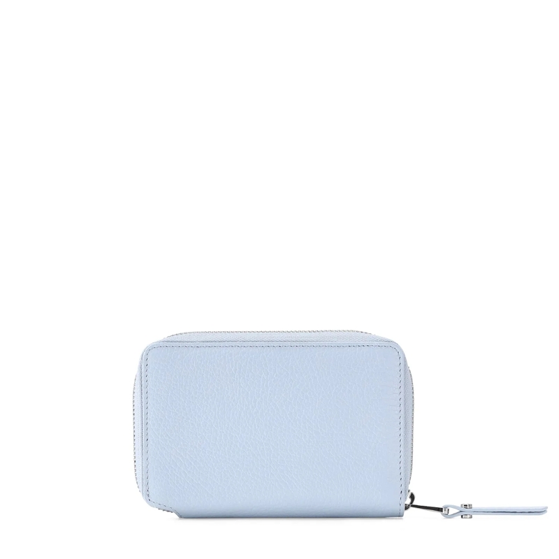 Gianni Chiarini Portemonnaie mit Zip-Around-Reißverschluss Portemonnaie aus Leder blau(Image 2)