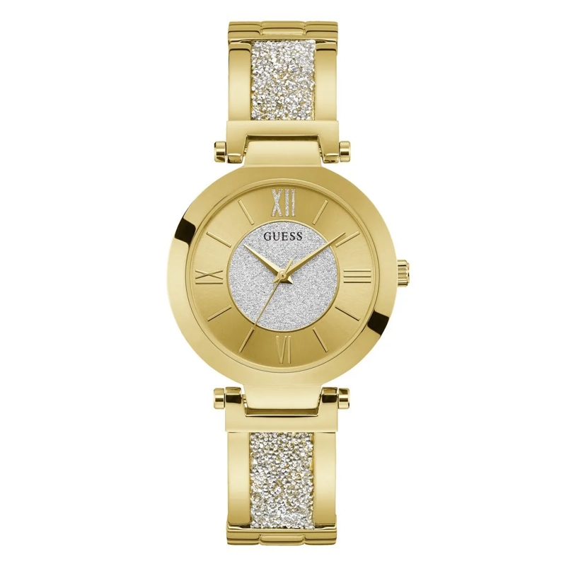 Guess Automatikuhr Quarz Analog Uhr Gd Aurora gold