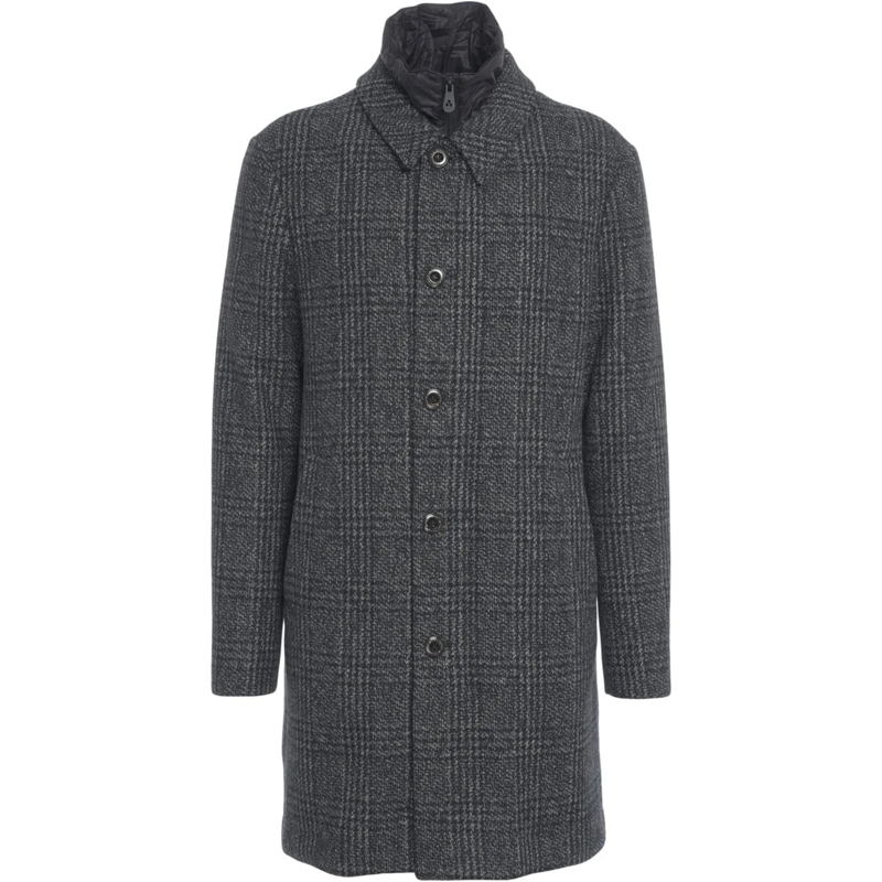 Peuterey Daunenjacke Glencheck coat grau
