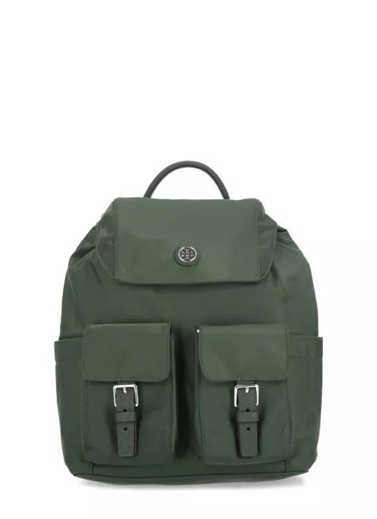 Tory Burch Rucksäcke - Green Virginia Backpack - Gr. unisize - in Grün - für Damen