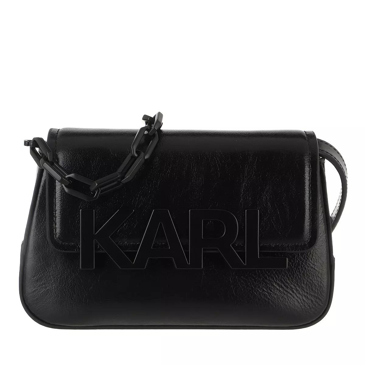 Karl Lagerfeld Crossbody Bags - K/Letters Crossbody - Gr. unisize - in Schwarz - für Damen