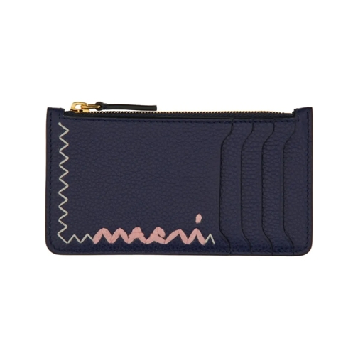 Marni Geldbörse "Symbol" Card Holder Blue