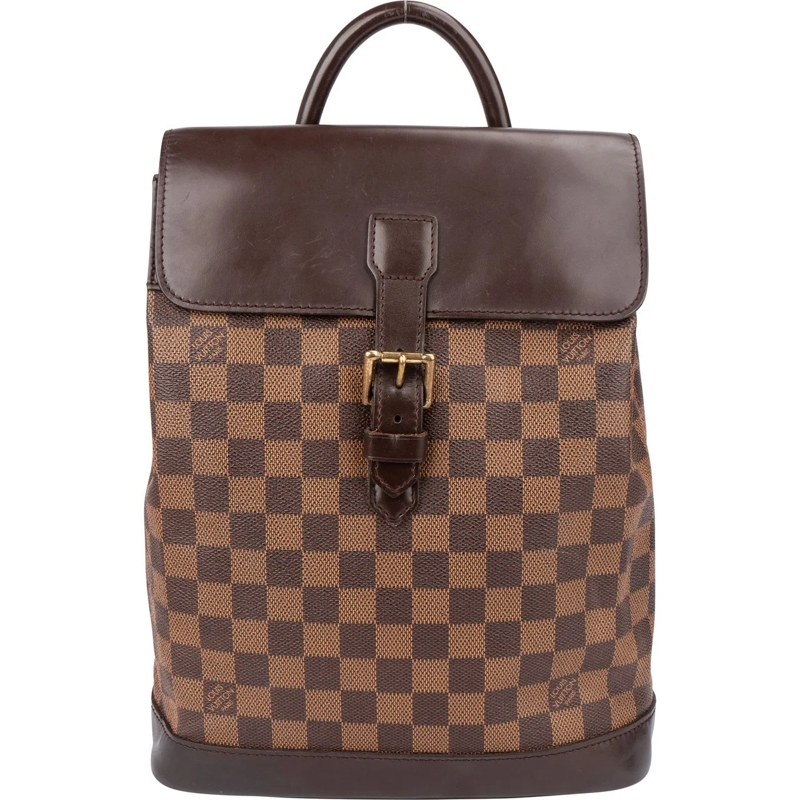 Louis Vuitton Schultertasche Louis Vuitton Damier Ebene Monogram Soho Backpack braun