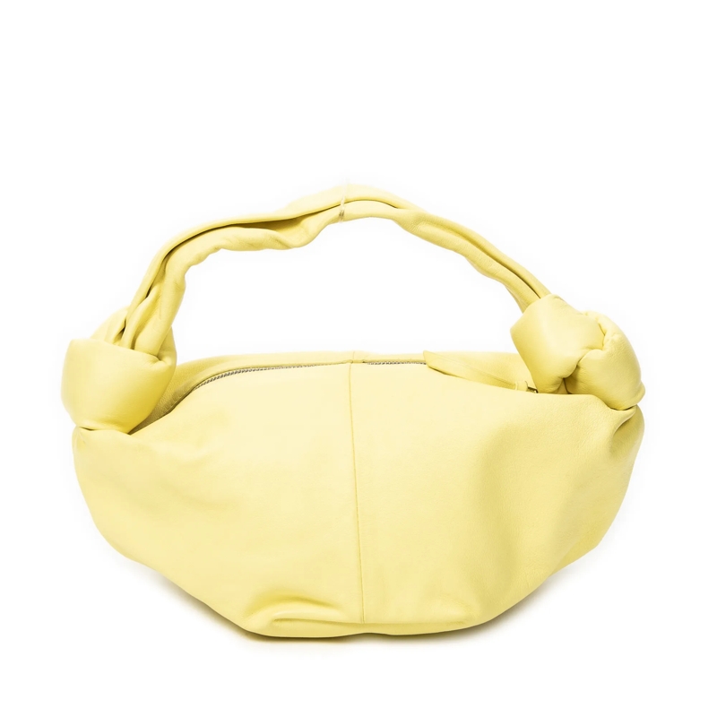 Bottega Veneta Crossbody Bag Mini Double Knot Bag gelb
