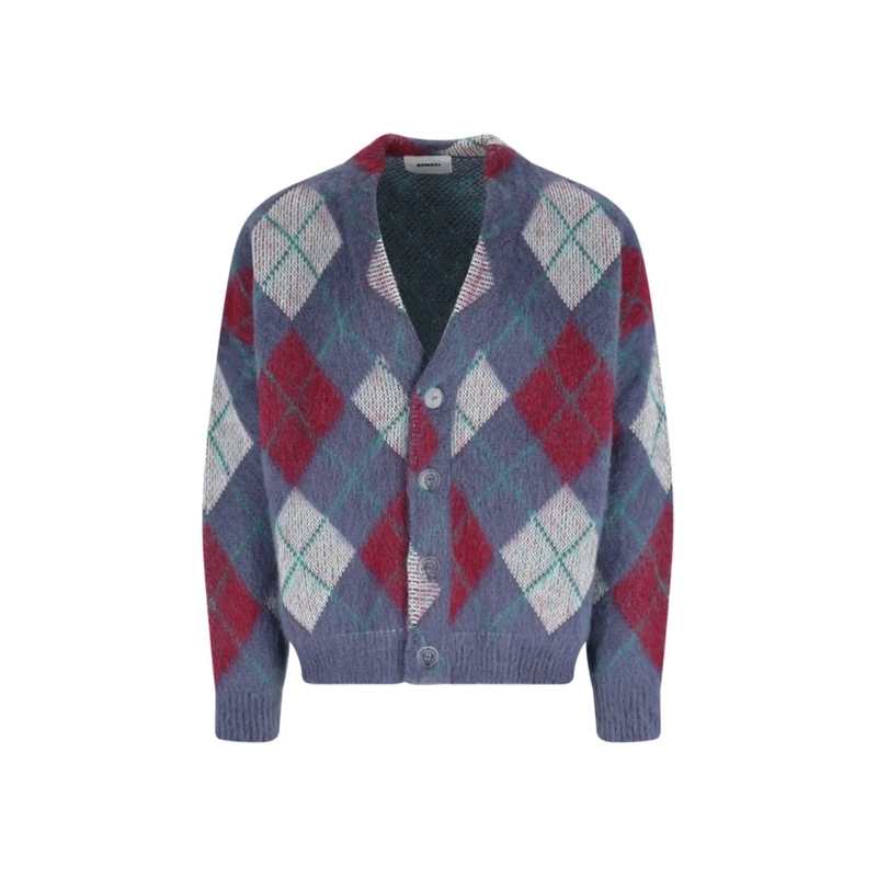 Bonsai Strickjacke Argyle Cardigan – Multicolor Multicolor