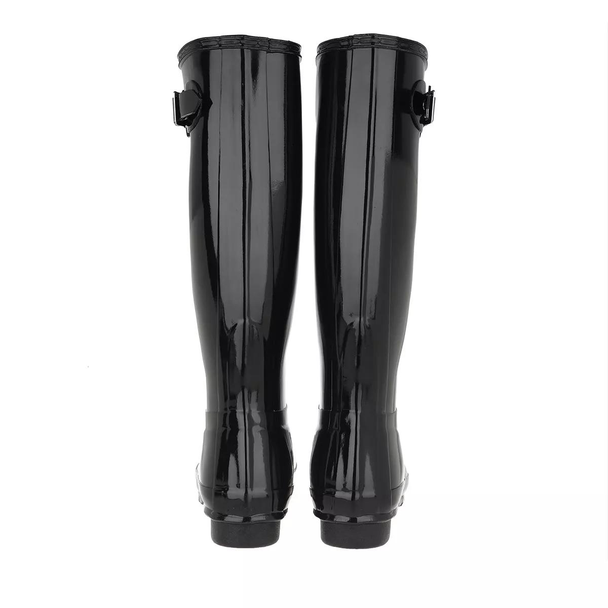 Hunter tall gloss store black