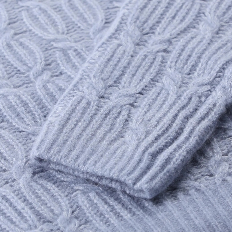 Hemisphere Pullover Pullover aus Kaschmir & Baumwolle blau(Image 4)