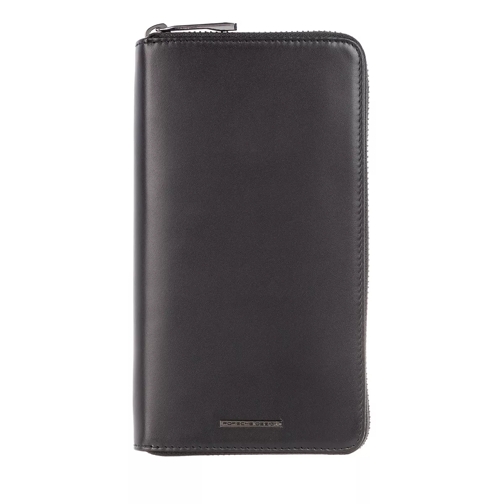 Porsche Design Classic Zip Wallet Black Continental Wallet-plånbok