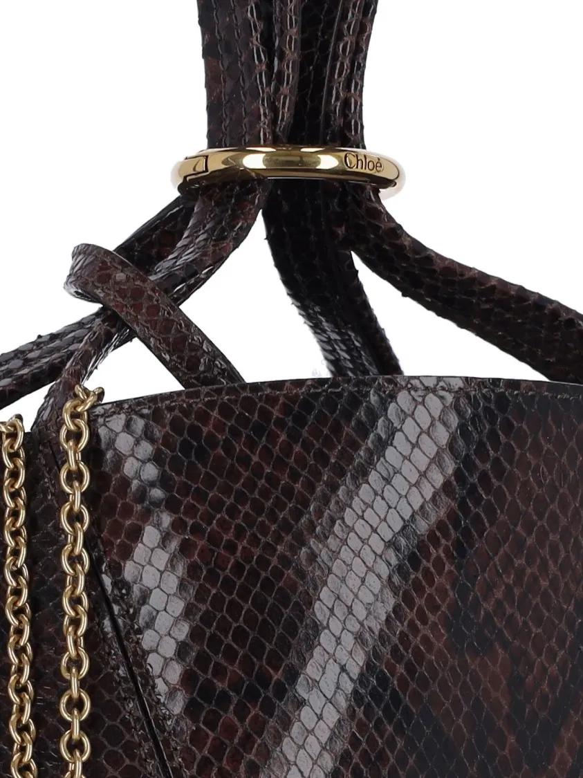 Chloé Shoppers & Totes "Spin" Tote Bag – Brown in bruin
