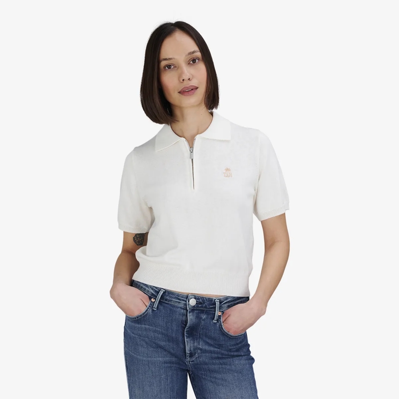 True Religion Pullover Poloshirt winterweiß(Image 6)