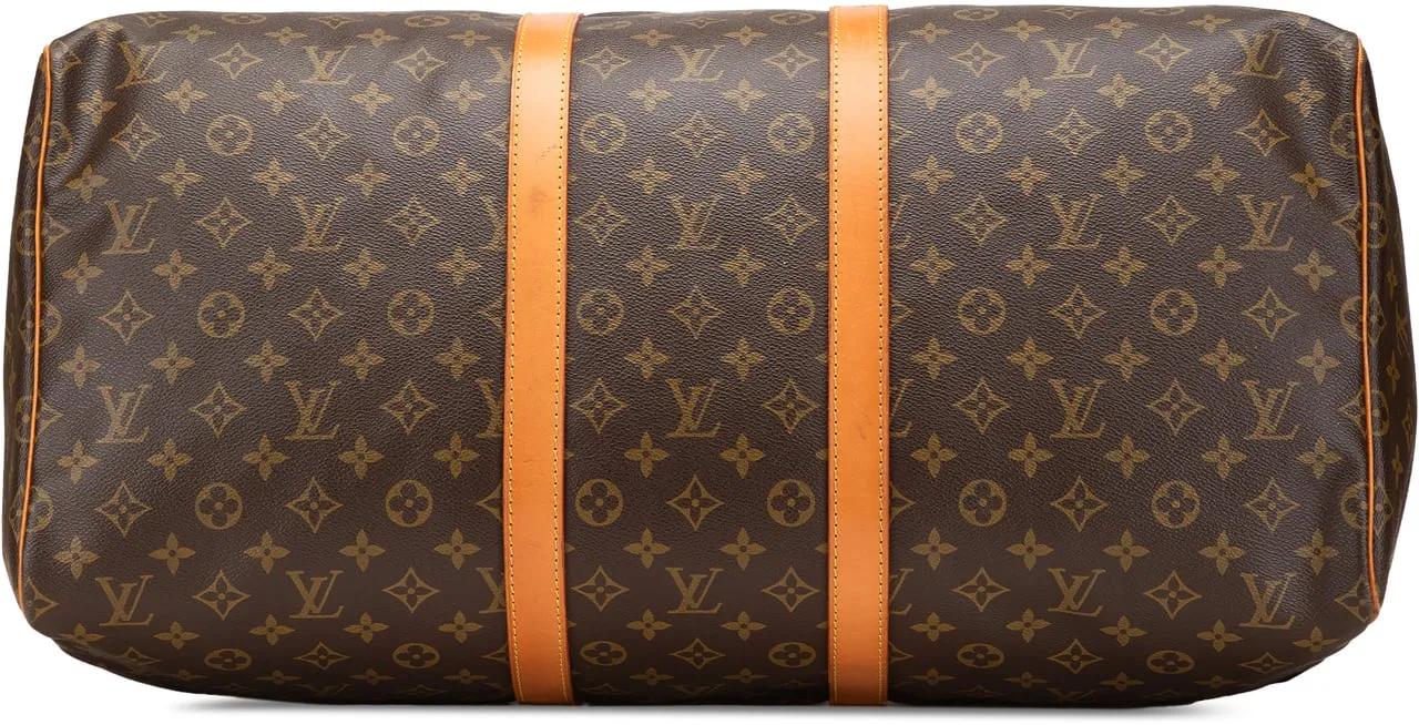 Thumbnail - Louis Vuitton Weekender - 1993 Monogram Keepall 55 - Gr. unisize - in Braun - für Damen
