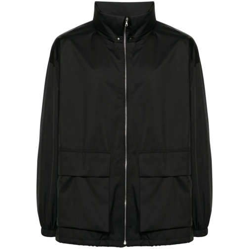 AURALEE Overgangsjas Black Jacket With Zip Black