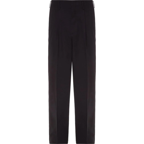 Dolce&Gabbana Freizeithosen Dolce & Gabbana Side Stripe Pleat Trousers schwarz