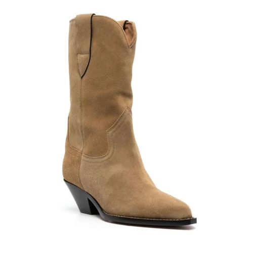 Isabel Marant Brown Suede Dahope Boots Brown Laars