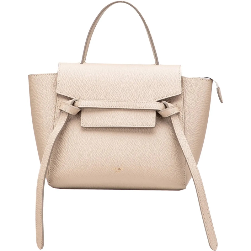 Celine Schultertasche Nano Grained Calfskin Belt Bag braun