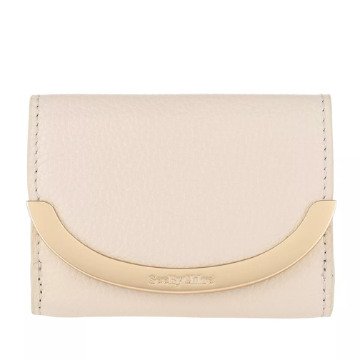See By Chloé Trifold Wallet Cement Beige Tri-Fold Portemonnaie