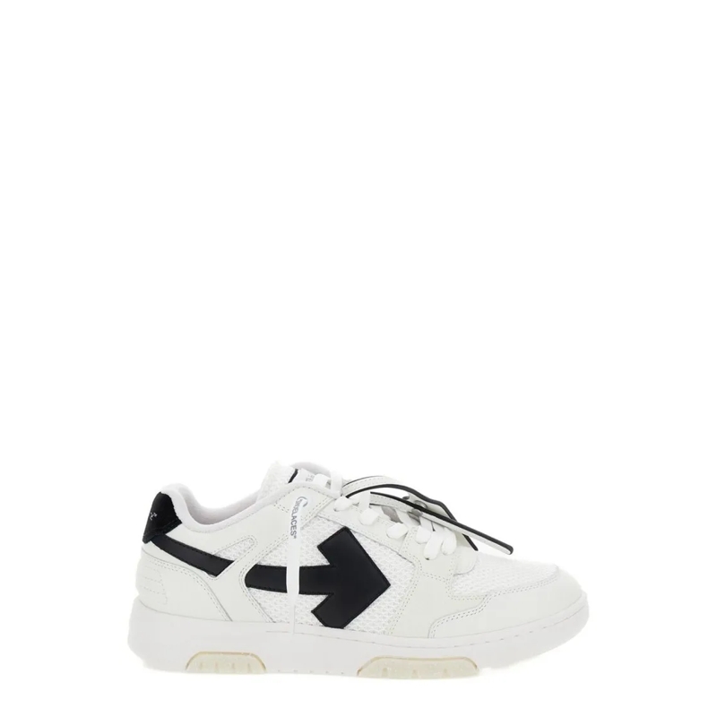 Off-White Low-Top-Sneaker Low-Top Sneakers With Minimalist Design And Timele White