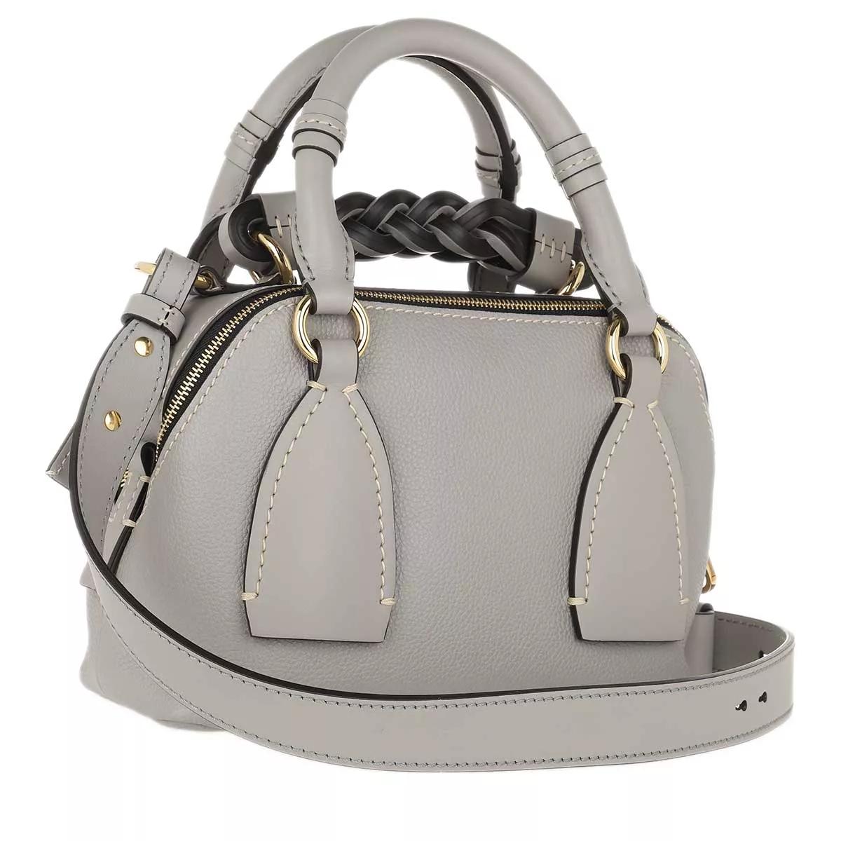 Chloé Daria Shoulder Bag Small Stormy Grey | Bowling Bag