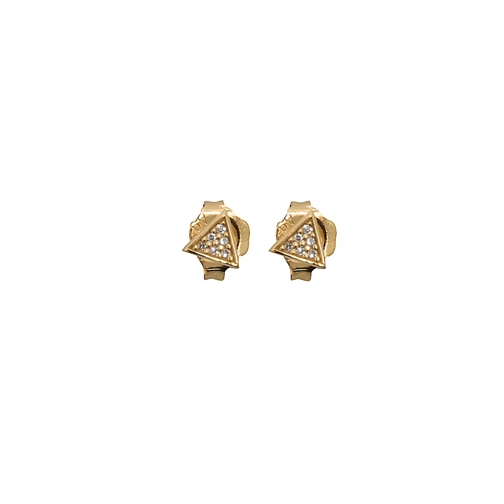 Thomas Sabo Glam And Soul Triangle Earrings Gold Oorsteker