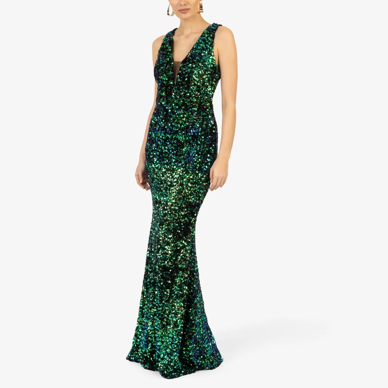 Kraimod Abendkleid Abendkleid dunkel-grün (Image 2)