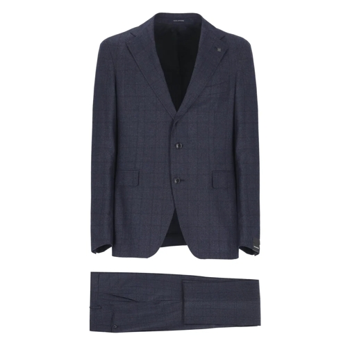 Tagliatore Combinaisons de combinaisons Virgin Wool Two Pieces Suit Blue