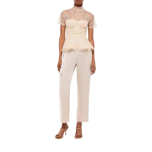 JONATHAN SIMKHAI T-Shirts Top Signature Kehlani beige