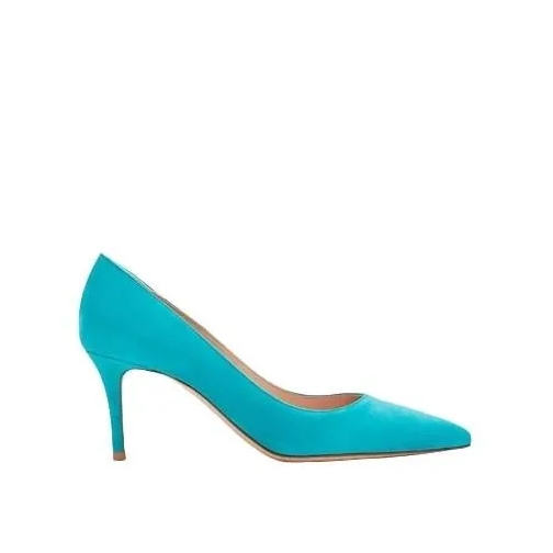 Gianvito Rossi Green Suede Pump Green Escarpin