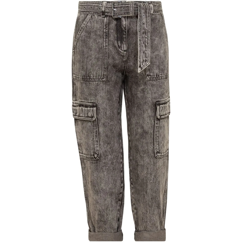 MICHAEL Michael Kors Hose Pantalone Cargo Denim Wash dunkelgrau