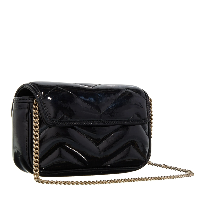 Gucci Minitasche GG Marmont Super Mini Bag Black(Image 4)