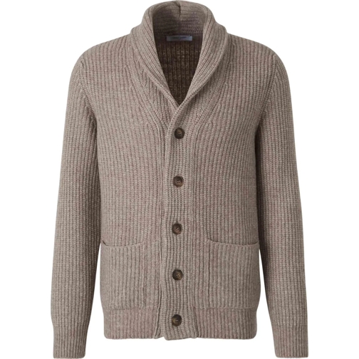 Gran Sasso  Wool Knitted Cardigan taupe