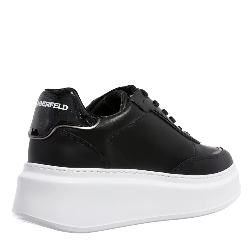 Karl Lagerfeld Plateau-Sneaker Anakapri Brooch Lace Keeper Black Lthr W/Silver(Image 4)