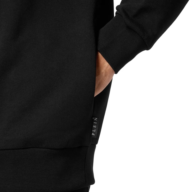 Philipp Plein Top Hoodie Iconic Plein schwarz(Image 3)