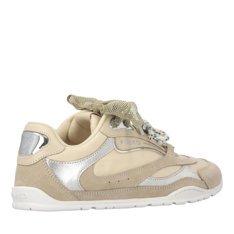 Pinko Low-Top-Sneaker Yulia 01 - Sneaker Cow Suede/Nylon Corda Corda(Image 3)