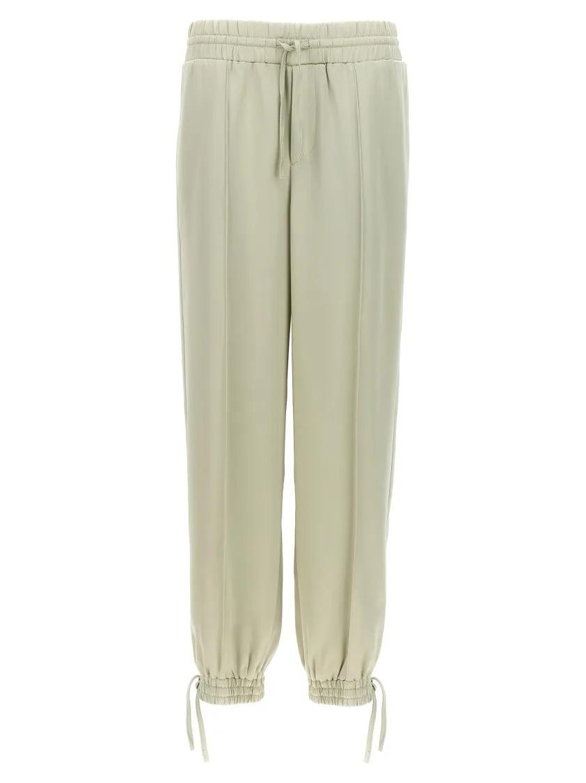 パンツ Jil Sander Fluid Viscose Blend Joggers With Adjustable Jil Sander Fluid Viscose Blend Joggers With Adjustable