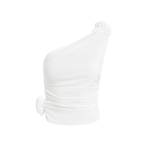 Magda Butrym Cream White Top White Camicette