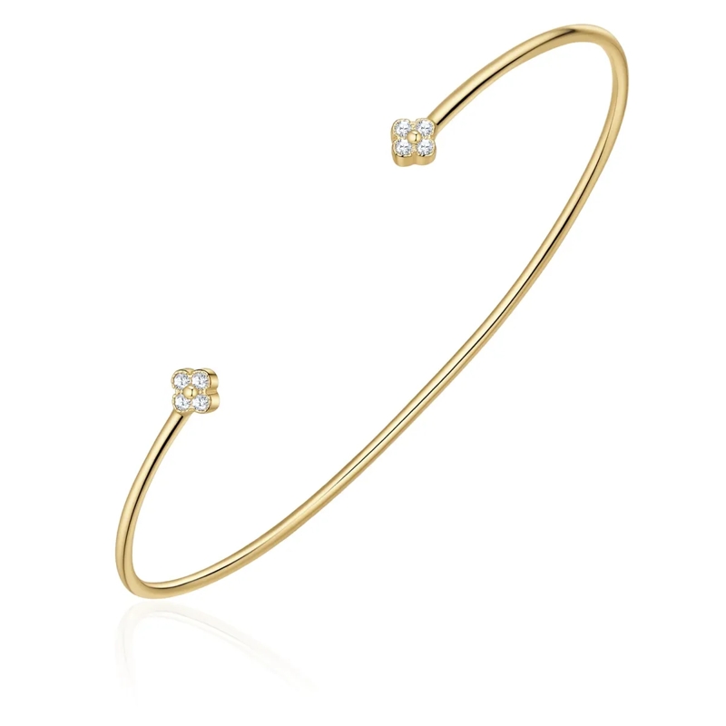 Glanzstücke München Armband Sterling Silber Armreif Zirkonia gold(Image 3)