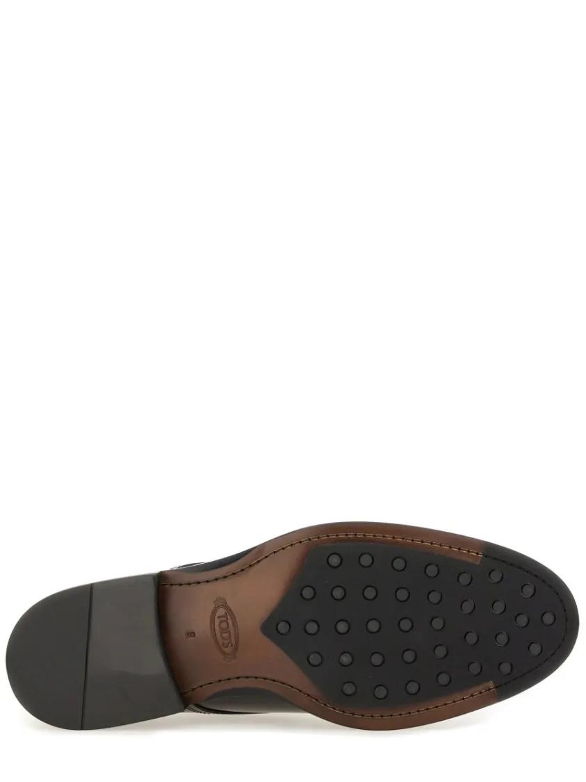 Thumbnail - Leather Lace-Up Derby Shoe - Gr. 10 - in Schwarz