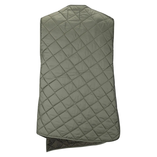 Comme des Garcons Daunenjacken Zip Closure Quilted Vest Green