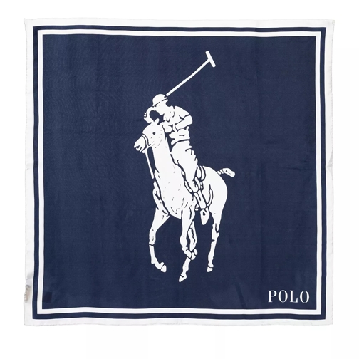 Polo Ralph Lauren Giant Square Scarf Cruise Navy Multi Halstuch