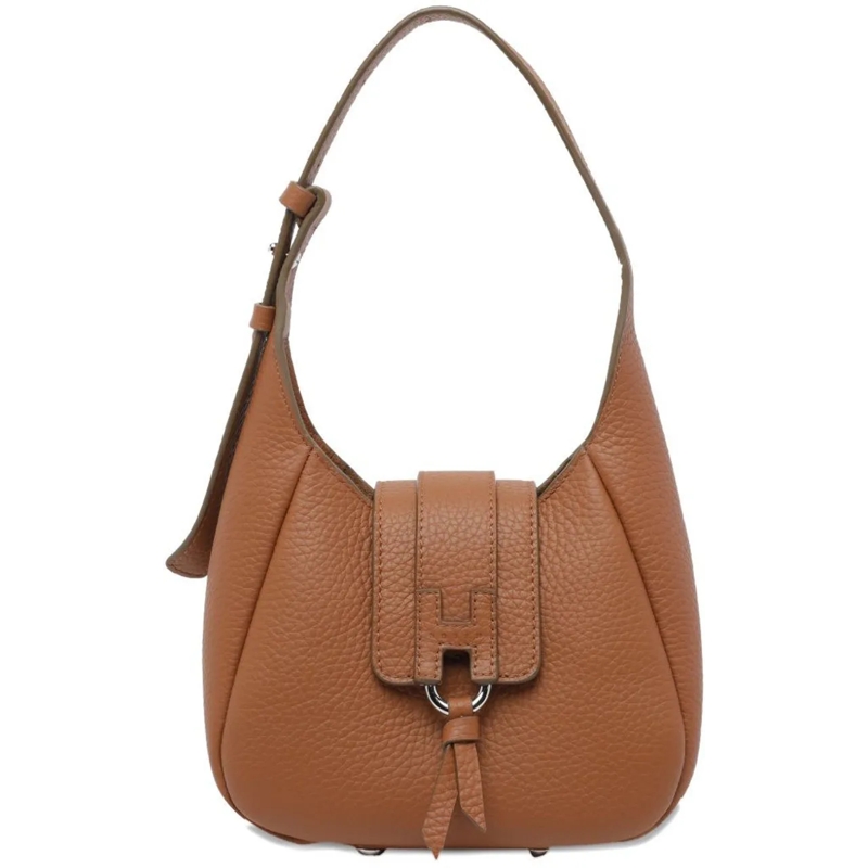 Hogan Schultertasche Bags Leather Brown braun