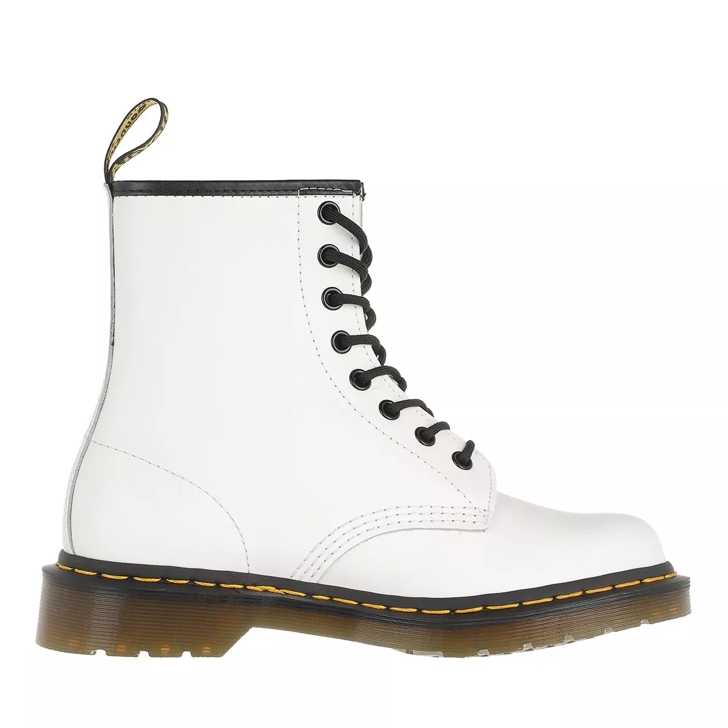 Etableret teori disharmoni pad Dr. Martens 1460 Smooth Boot Leather White | Laarzen met vetersluiting |  fashionette