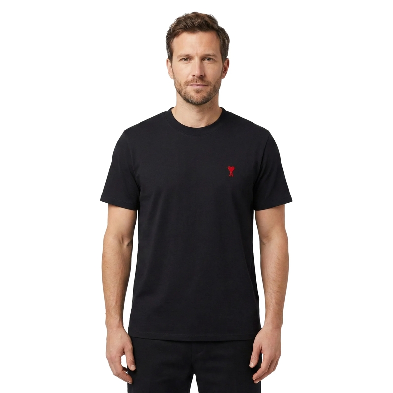 AMI Paris T-shirt T Shirts & Polo's BFUTS035 724 Weiß(Image 7)
