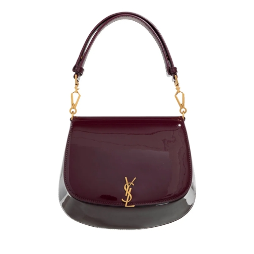 Saint Laurent Schultertasche Ysl Bascule Cloche Dark Red