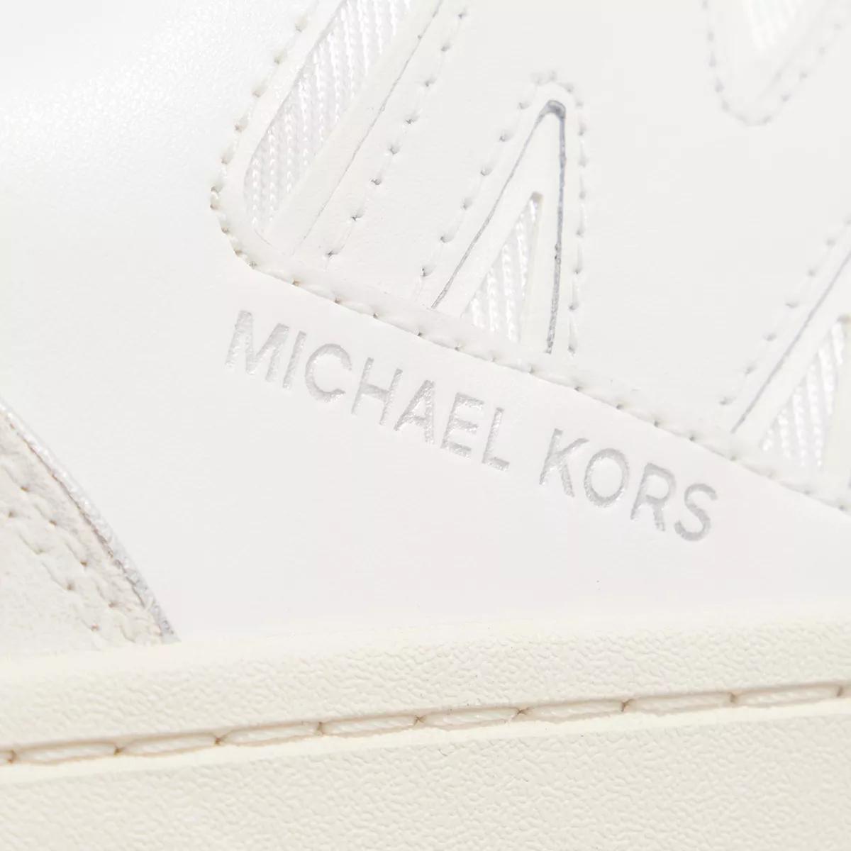 Michael Kors Rebel Lace Up Optic White Low Top Sneaker