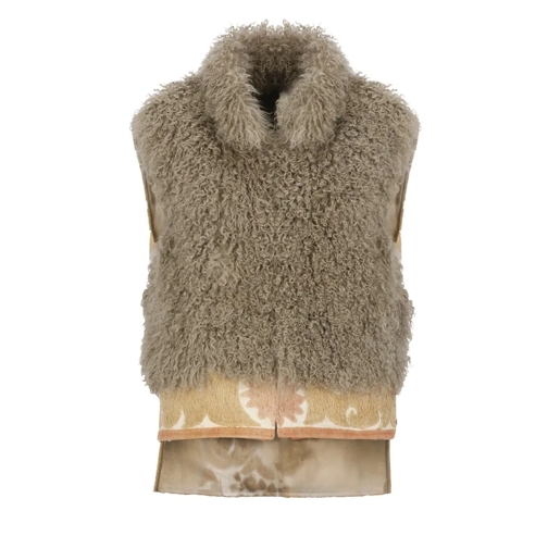 Dejamis  Fur Vest Brown