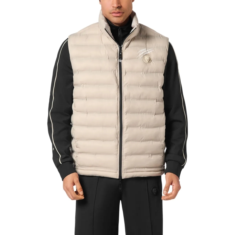 Plein Sport Weste Kurze Weste beige(Image 3)