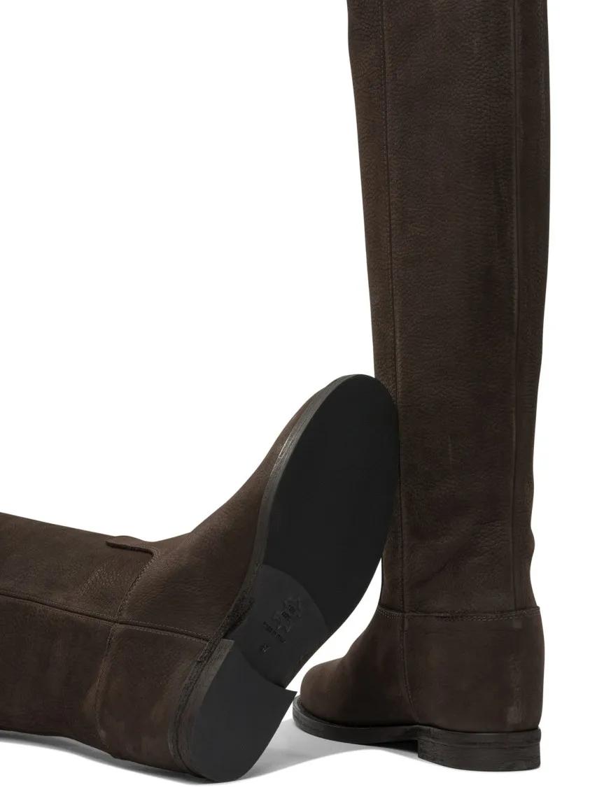 Thumbnail - Via Roma 15 Stiefel - Brown Leather Ankle Boots With Minimalist Design - Gr. 39,5 (EU) - in Braun - für Damen