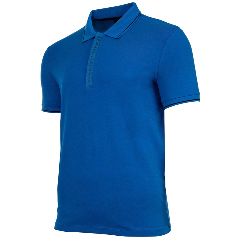 Armani Exchange Polohemd Armani Exchange A|X ARMANI EXCHANGE Herren Poloshi blau(Image 2)