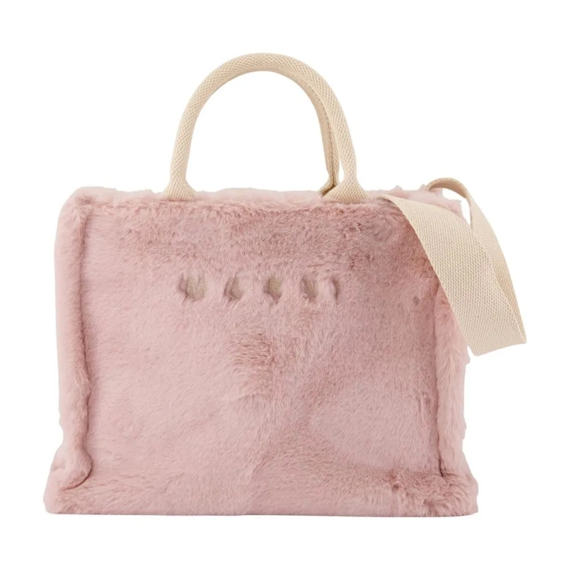 Marni Fourre-tout Small Shopper Bag - Synthetic - Pink Pink